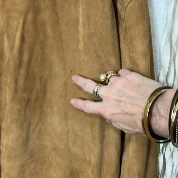 The Territory Ahead Tan Suede Shirt Size Large - Picture 7 of 14